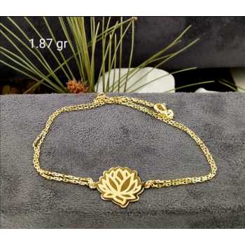 Lotus Altın Bileklik - d4f00115